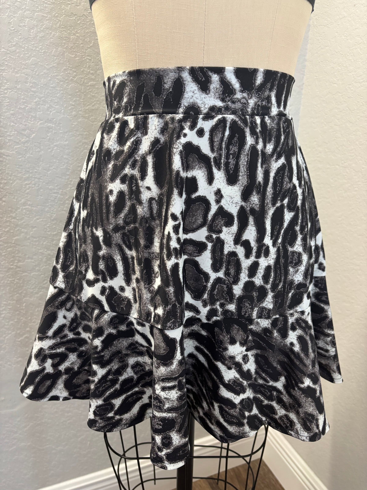 Animal Print Skirt