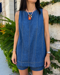 Total Denim Shorts Set