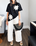 Embroidered Detail One Size Shirt