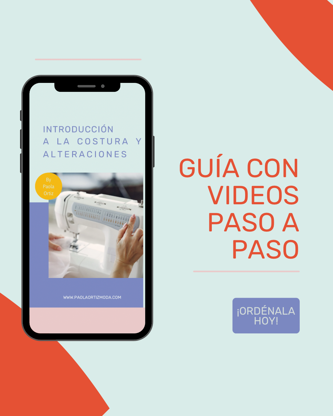 Guía Digital Con Tutoriales: "Aprende a coser y hacer tus ruedos en casa"